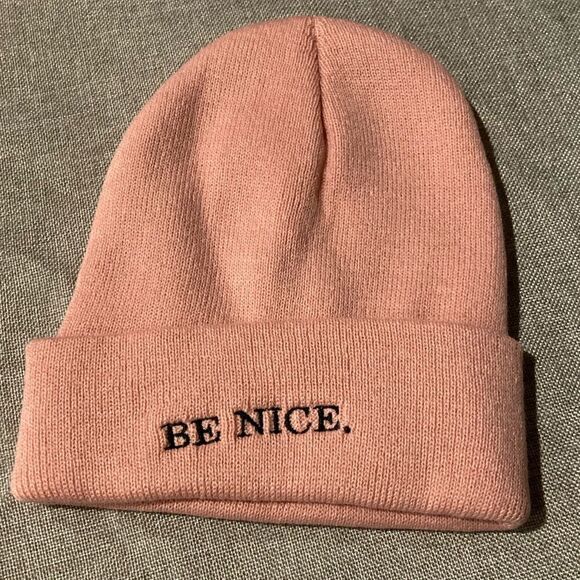 "Be Nice" Beanie  - Picture 1 of 8